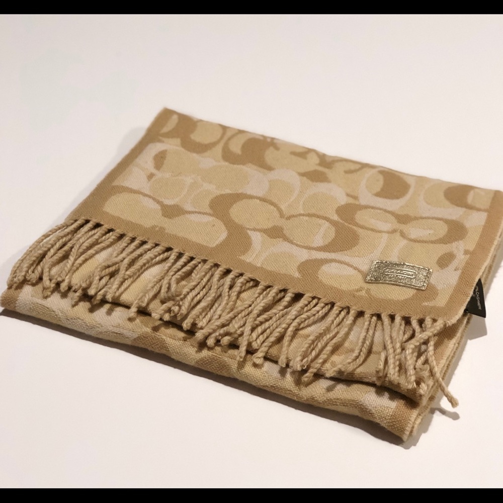 EUC Coach multi-C scarf (merino wool)